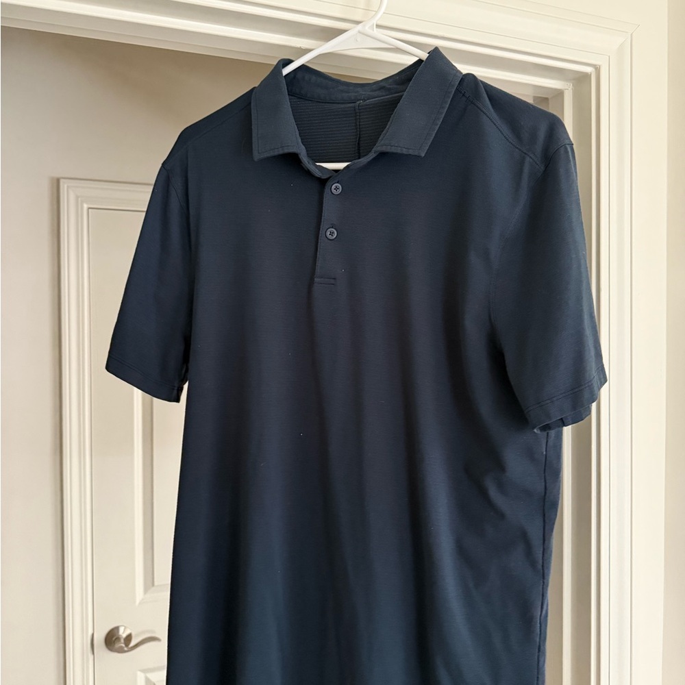 Lululemon Dark Blue Polo Shirt M